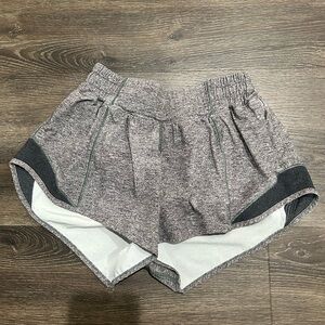 Size 2, 2.5” Gray Hotty Hot Lululemon Shorts